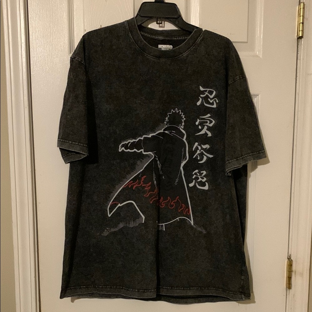 HOKURO Black Graphic Men's Shirt